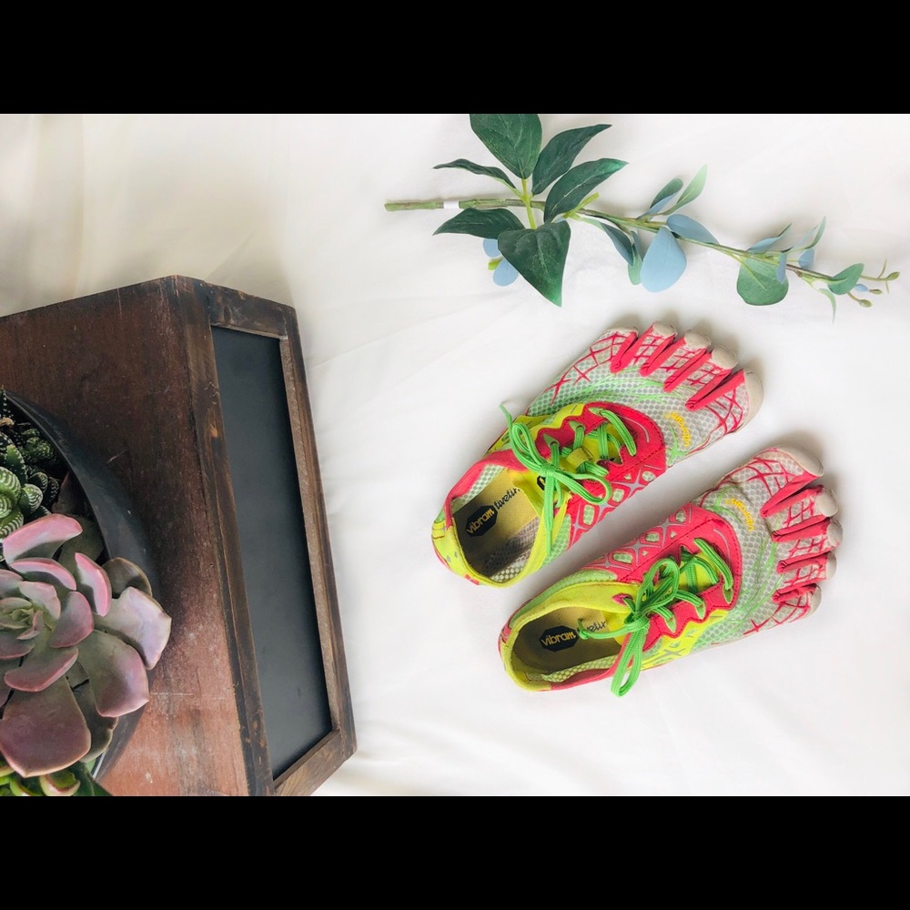 Vibrant FiveFinger SEEYA LS pink/green/yellow